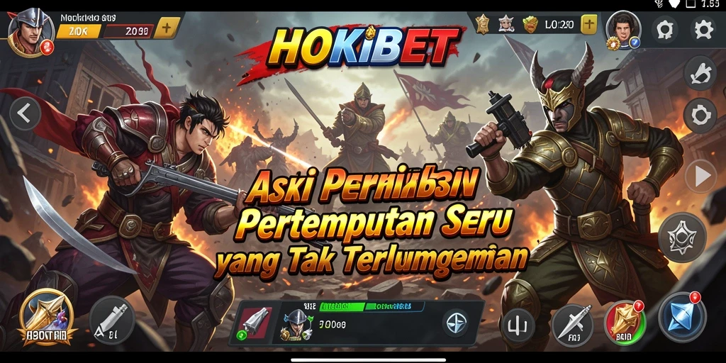 Tampilan gameplay HOKIBET yang penuh aksi dan ketegangan.