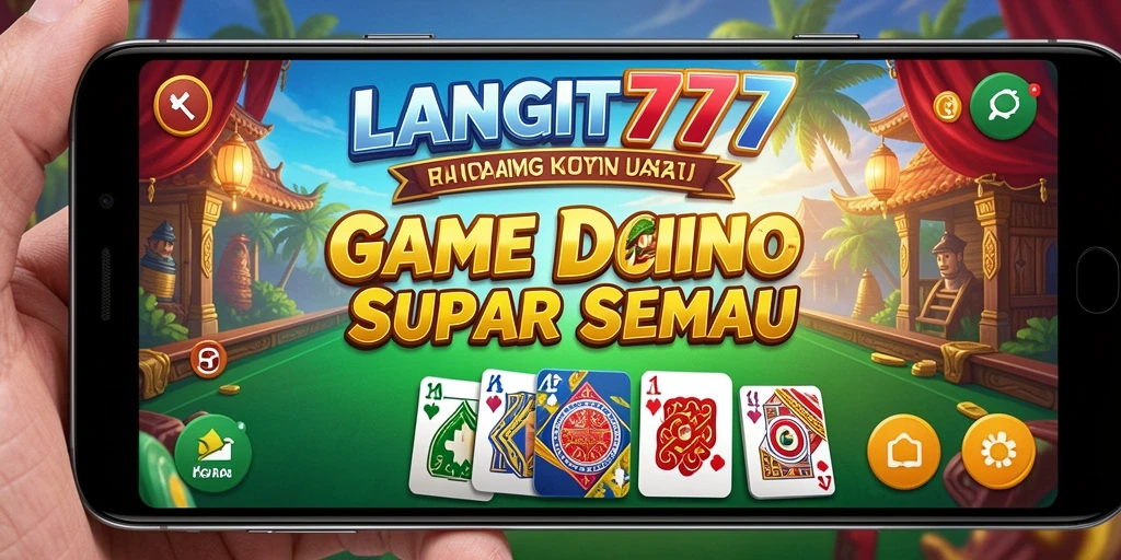Tampilan gameplay Domino yang seru dan interaktif.