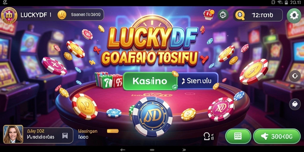 Tampilan gameplay menawan dari LUCKYDF dengan grafik yang memukau.