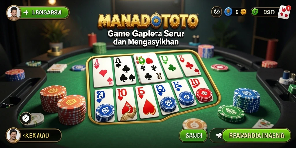 Tampilan gameplay seru dan menegangkan dalam MANADOTOTO.
