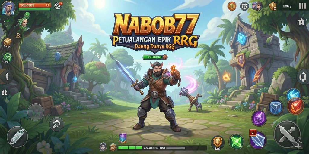Tangkapan layar NABOB77 yang menampilkan petualangan RPG yang menarik.