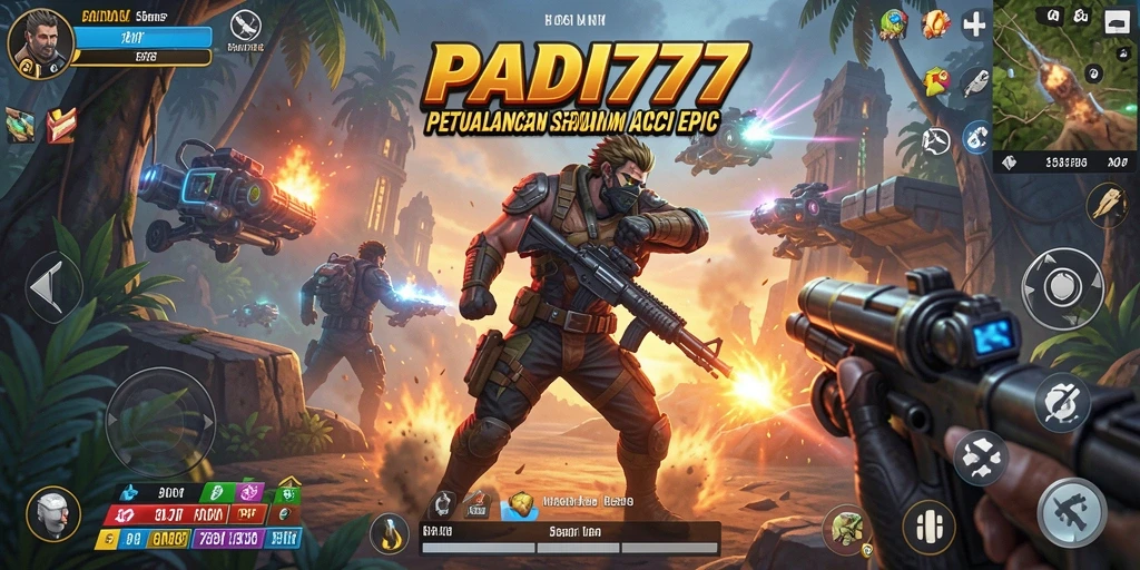 Tangkapan layar PADI777 menampilkan aksi mendebarkan dari gameplay.