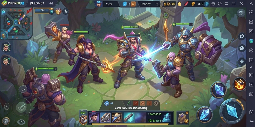 Gameplay seru dengan karakter unik dalam PULSA303.