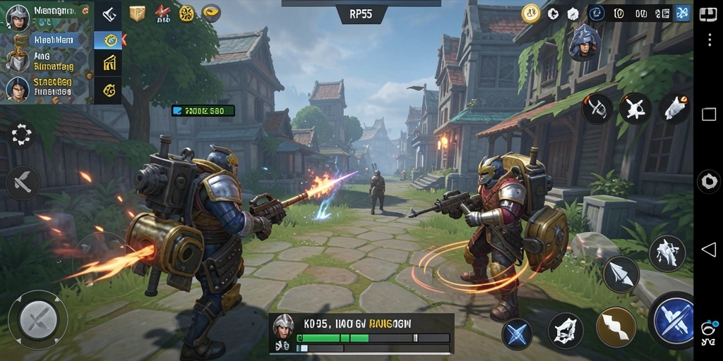 Screenshot gameplay RP55 menampilkan momen strategis yang mendebarkan.