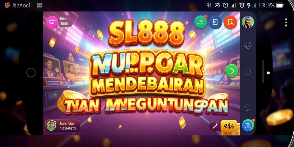 Tampilan gameplay menarik dari permainan Slot SL888.