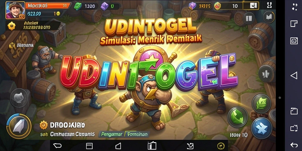 Tampilan gameplay UDINTOGEL yang memikat dan interaktif.